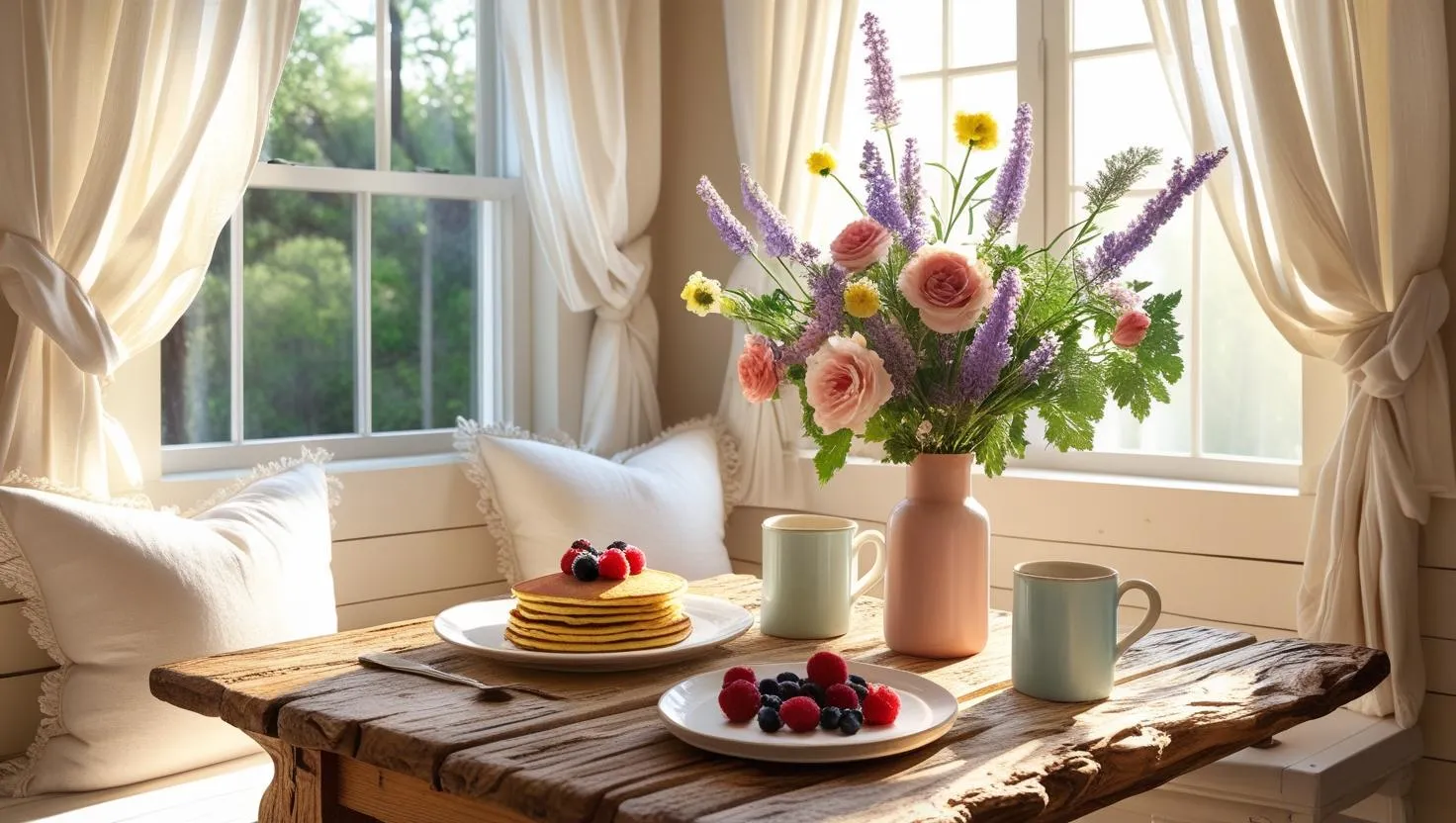 farmhouse breakfast nook
