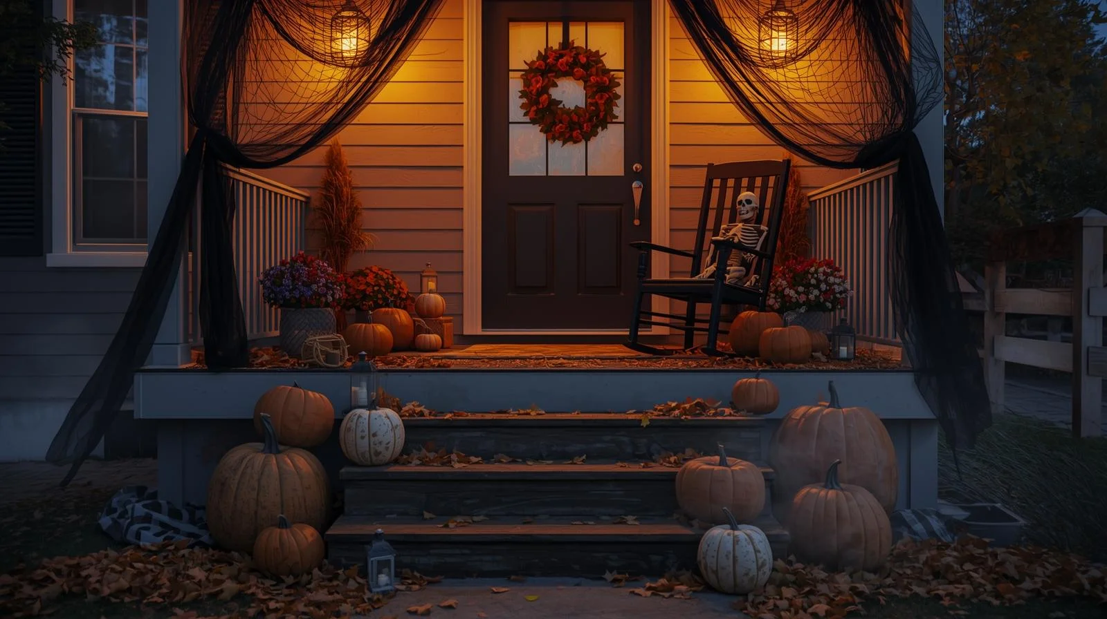 11 Front Porch Halloween Ideas
