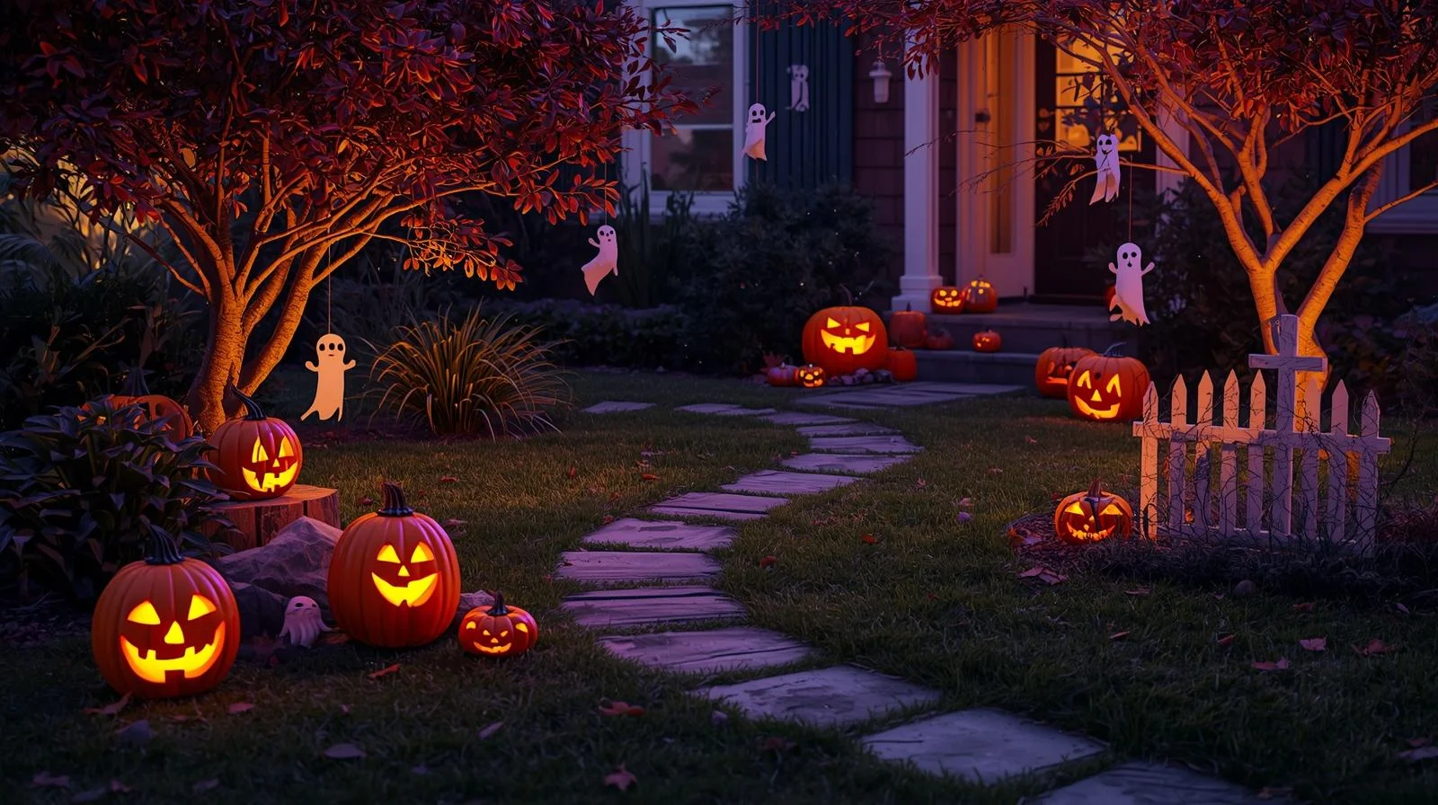 10 Outdoor Front Yard Halloween Ideas DIY