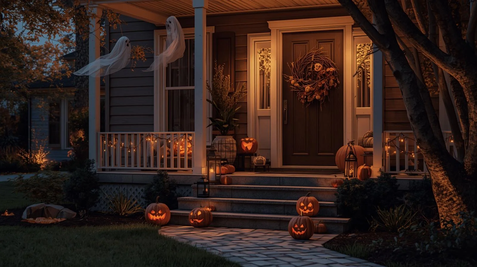 10 Simple Outdoor Halloween Decorations Ideas