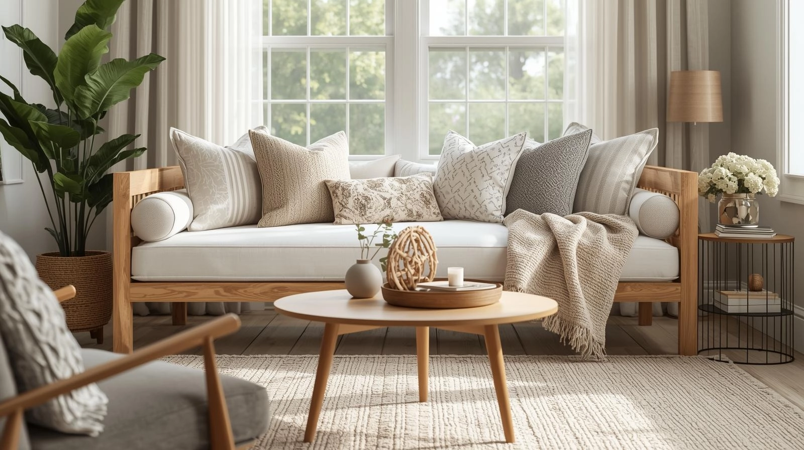 Daybed as Couch Living Room