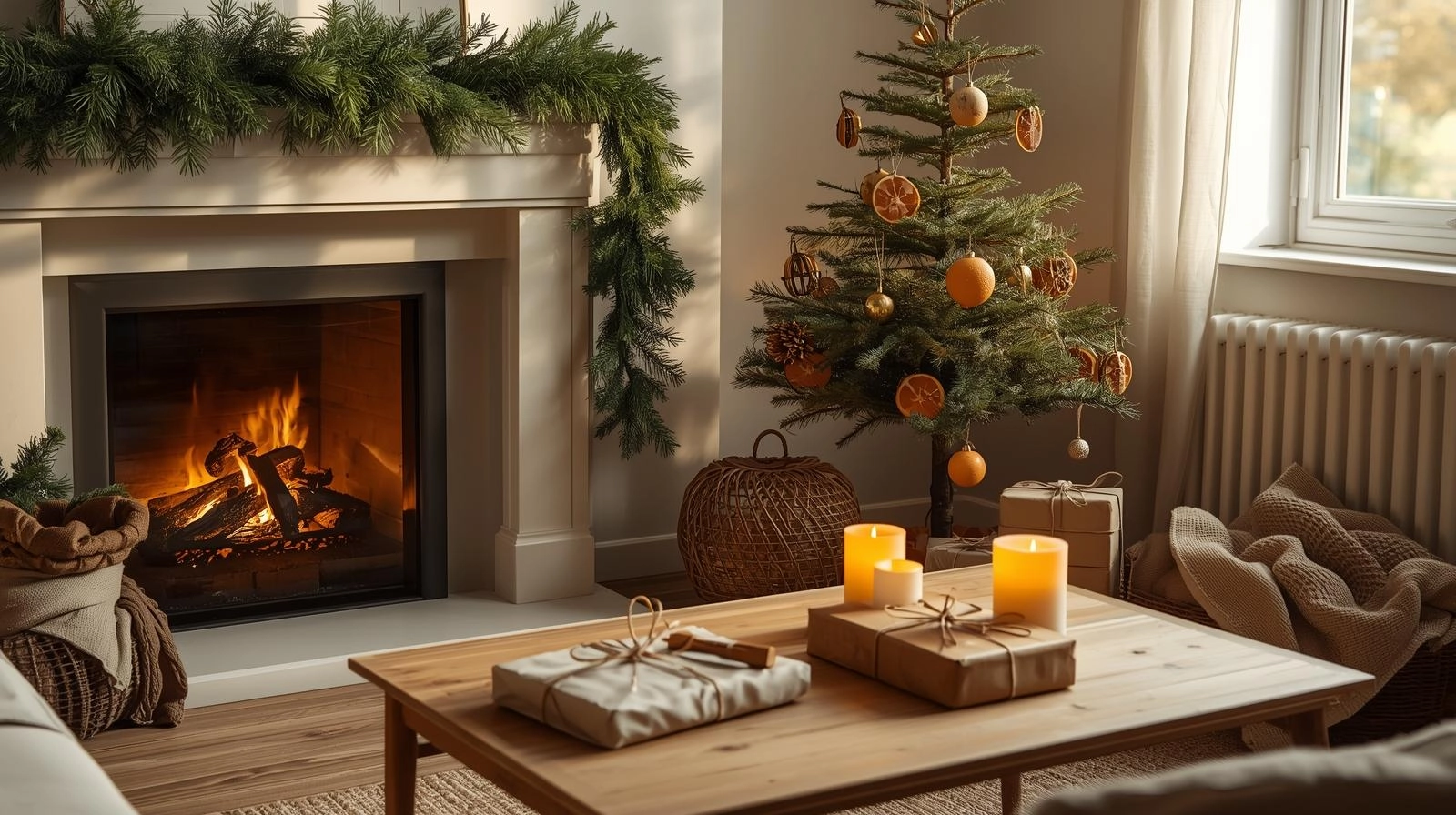 natural christmas decor