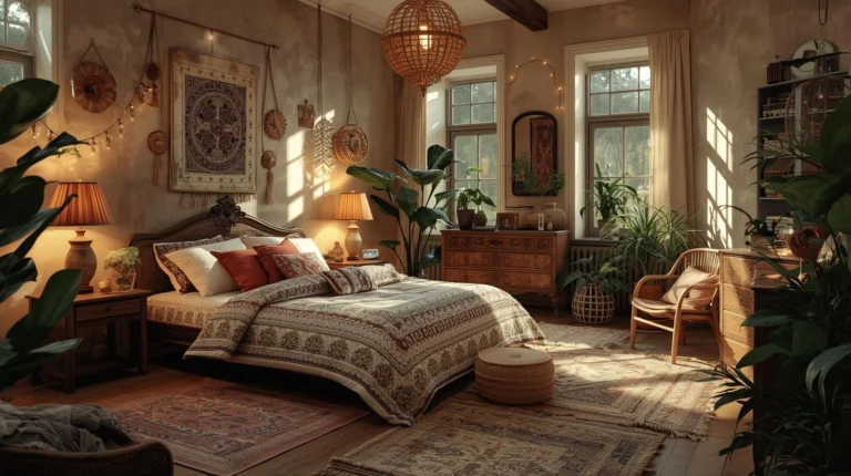 Boho Maximalist Bedroom