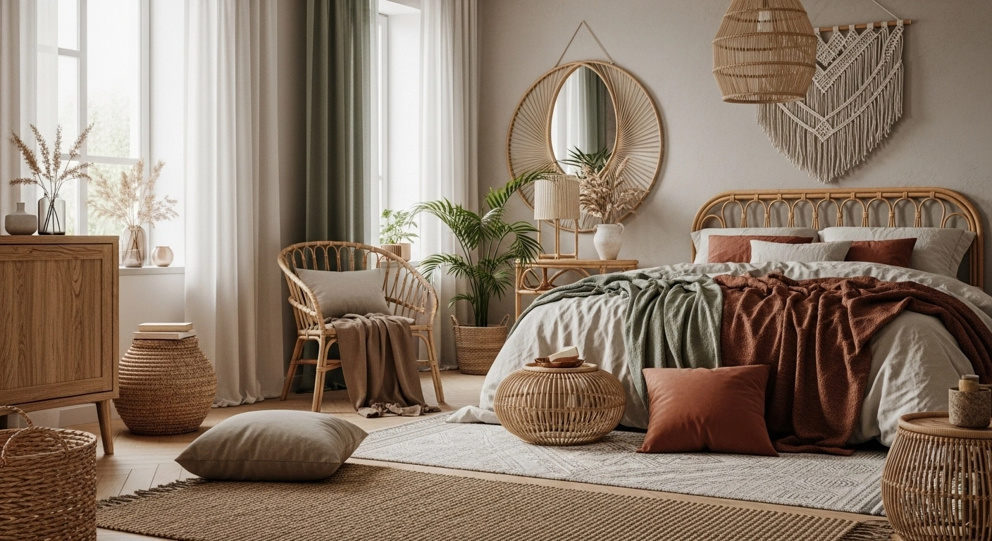 10 Best Inspiring Boho Style Bedroom Ideas