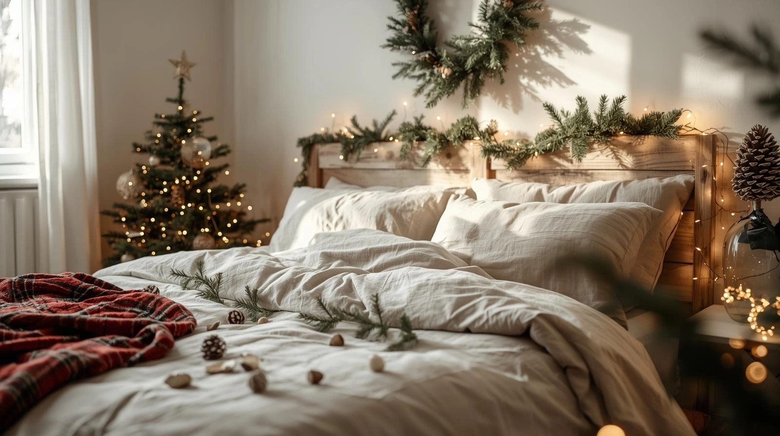 christmas bedroom decor