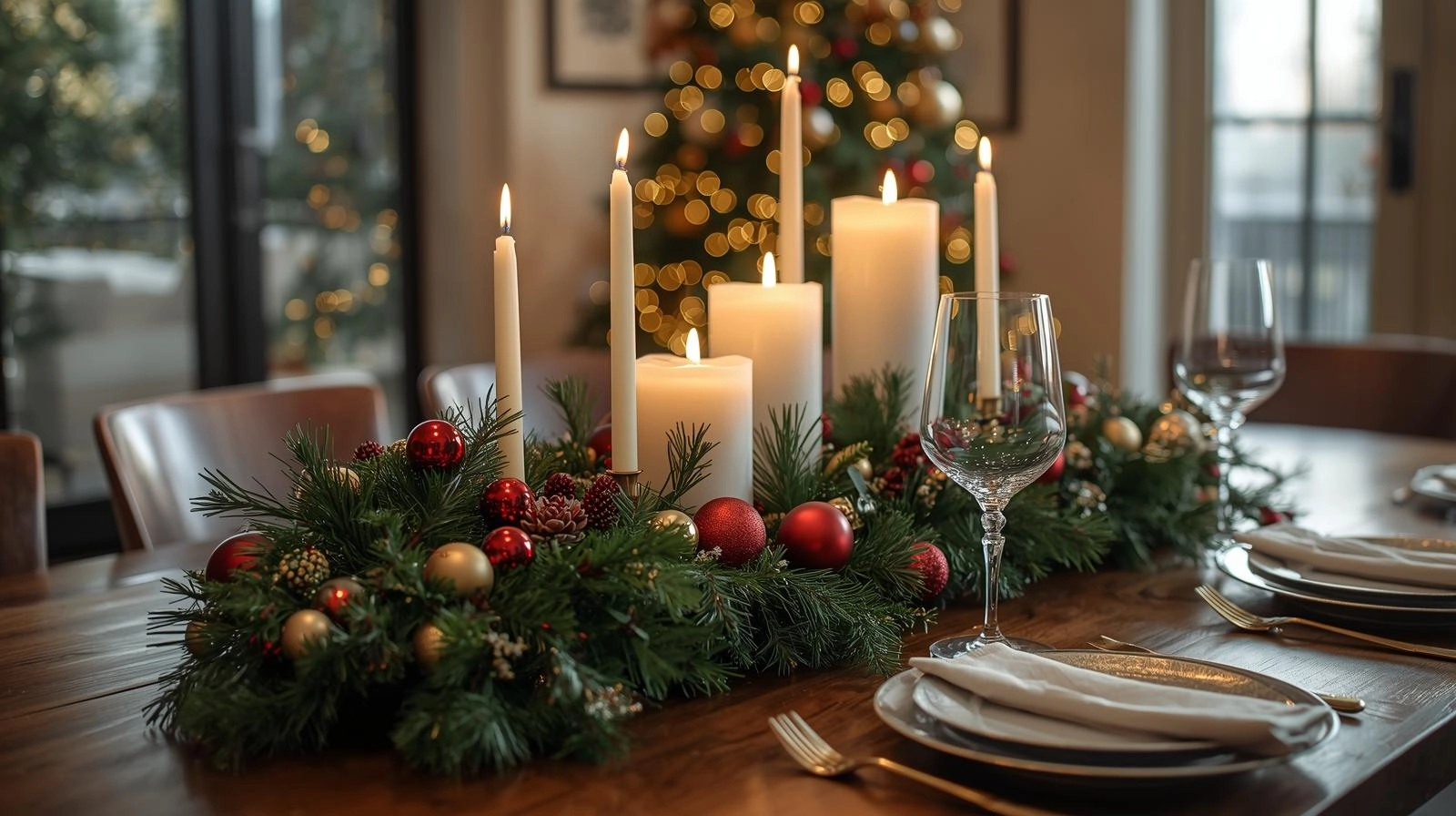 christmas table centerpieces